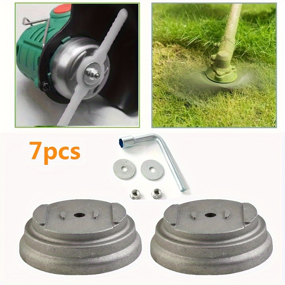 Gardening Tools Shop - 7pcs electric lawn mower blade base
