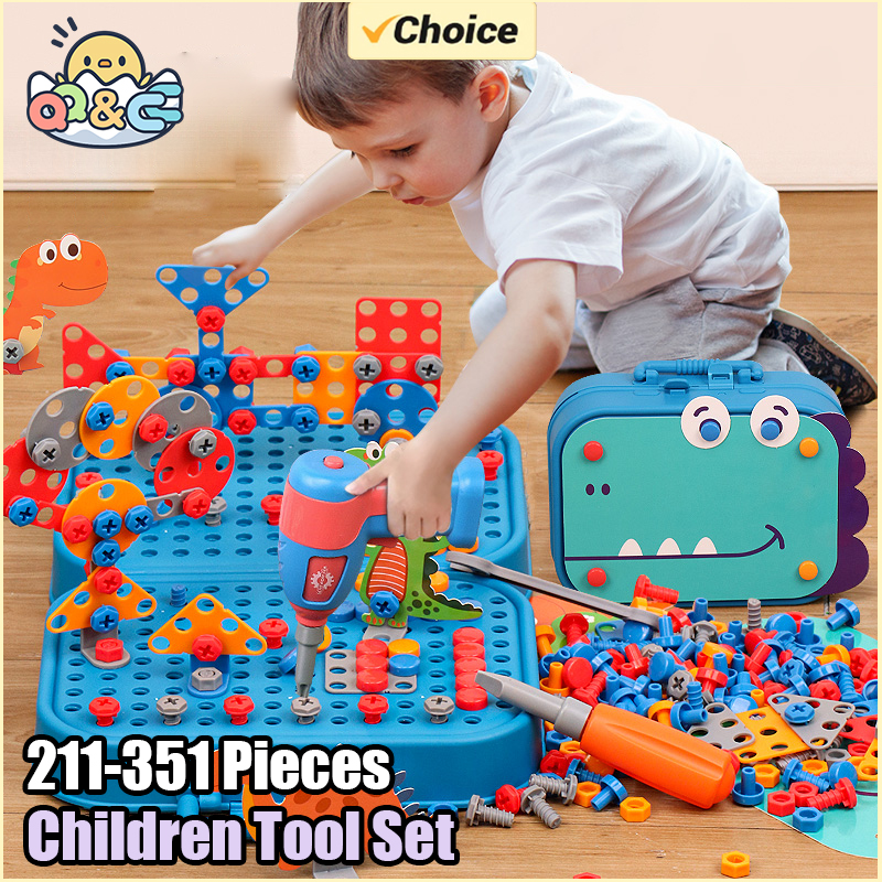 Gardening Tools Kids - 211-351Pieces Children Tool Set Electric Drill