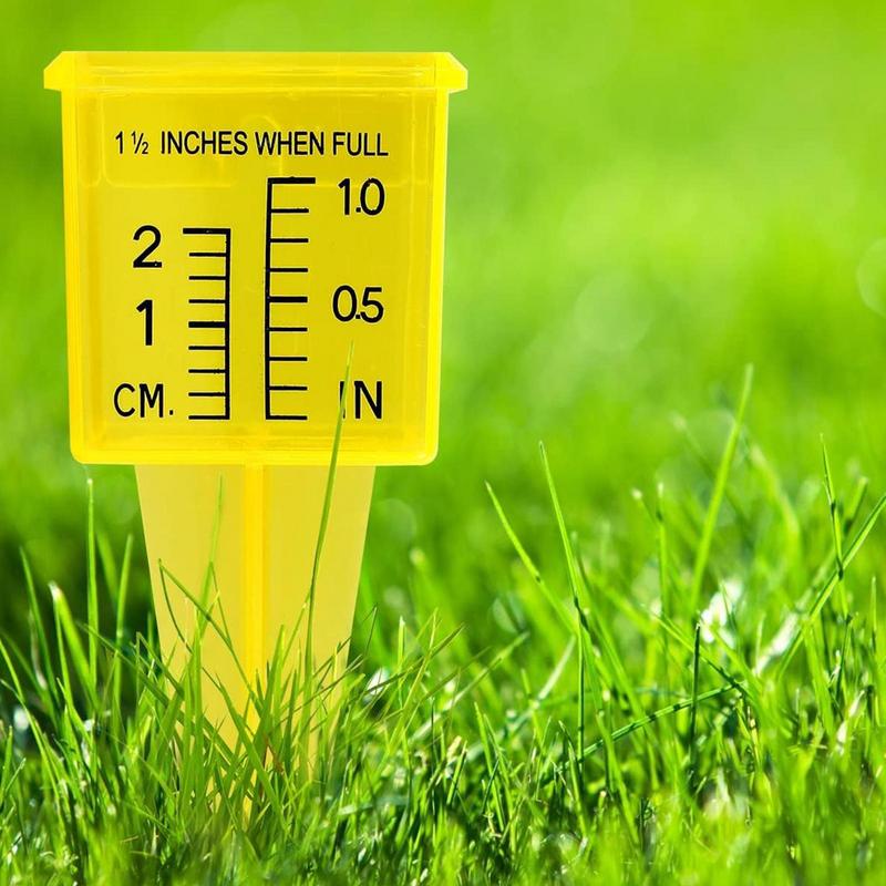 Gardening Tools Yellow - 5pcs Water Rain Gauge Rainwater Rainfall
