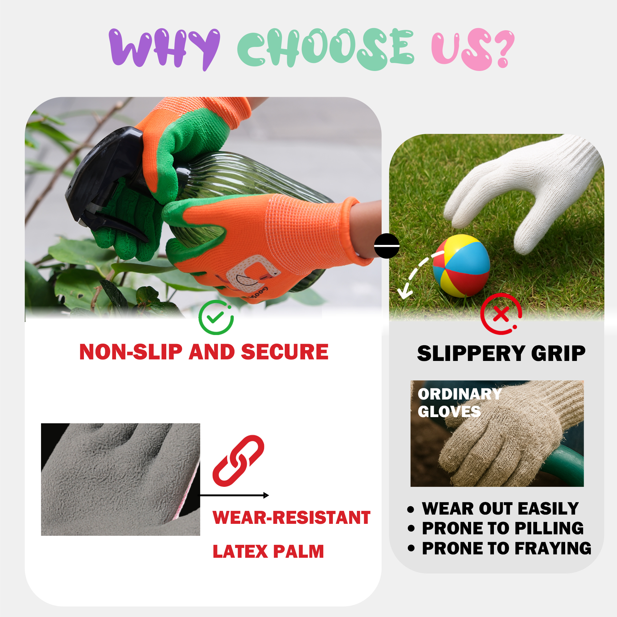 4 Pairs Kids Gardening Gloves  - Gardening Tools Kids recensione e prezzo