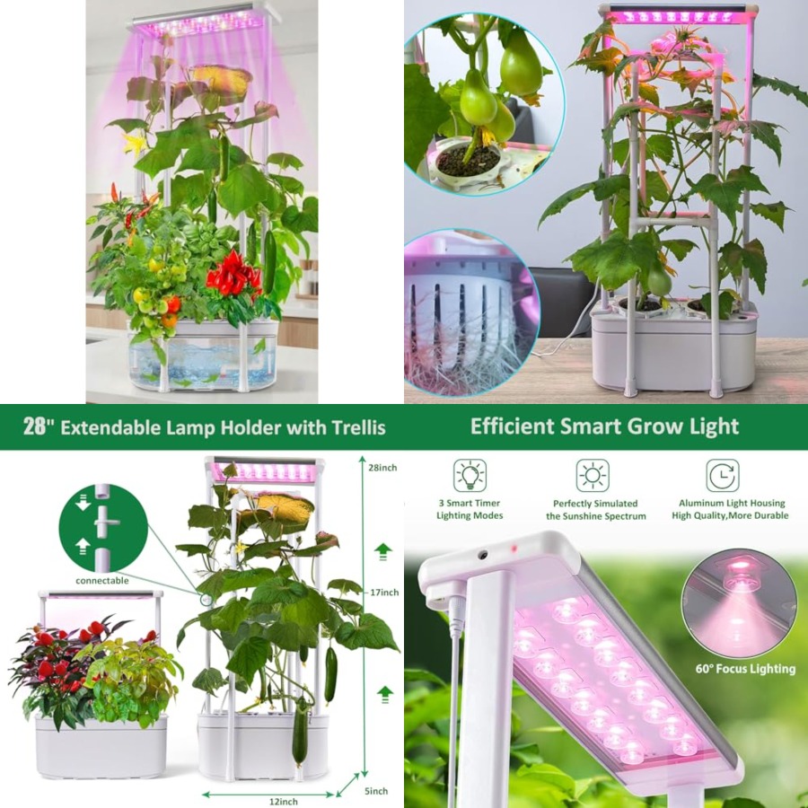 Hydroponics Growing System kit - Led Grow Light recensione e prezzo