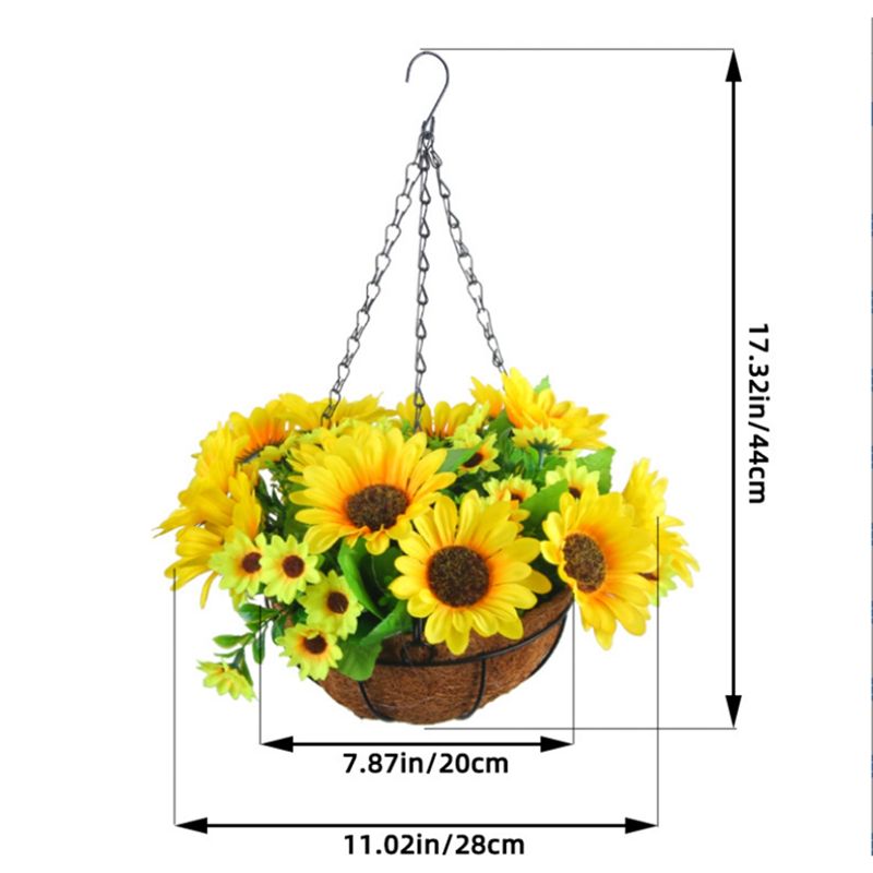 MALL Artificial Hanging Flower - Gardening Tools Yellow recensione e prezzo