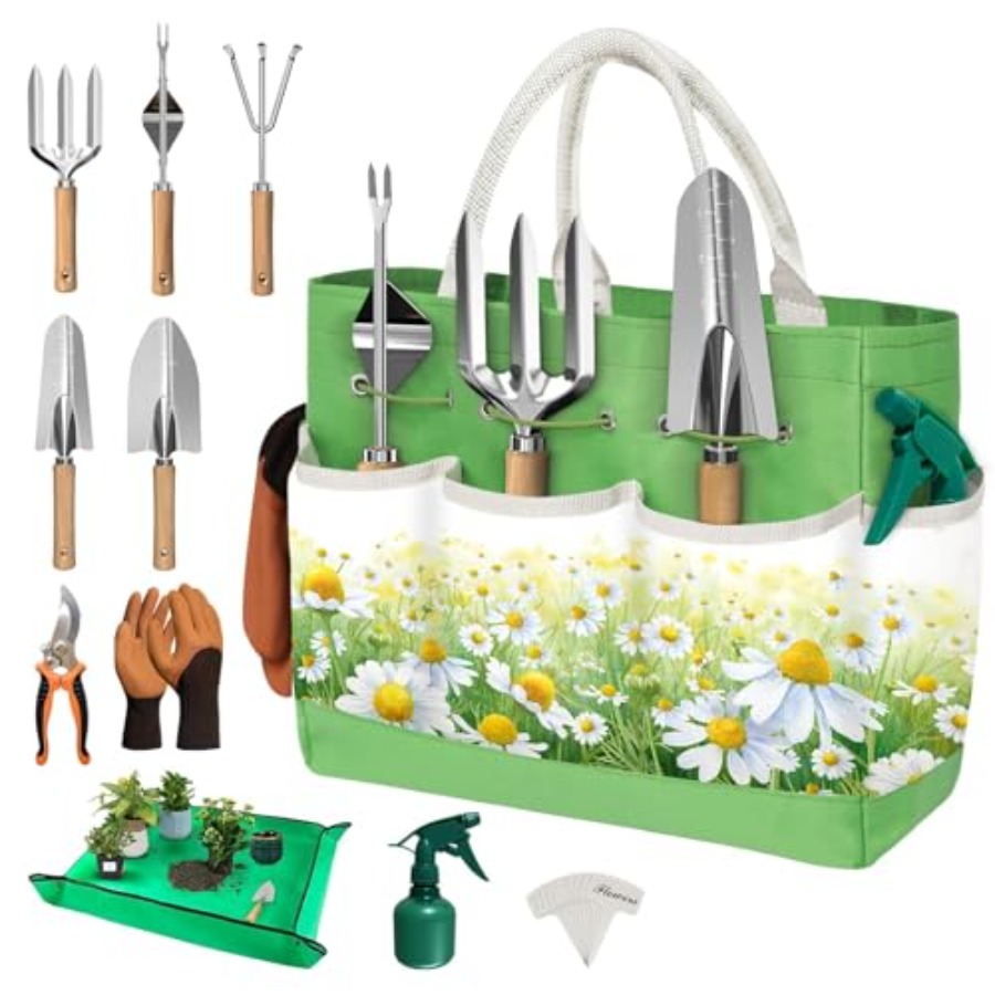22Pcs Garden Tools Set for Wom - Gardening Tools Mothers Day recensione e prezzo