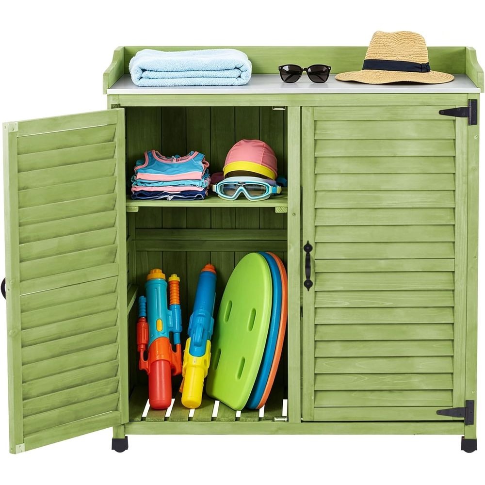 Outdoor Potting Bench with Met - Gardening Tools Toolstation recensione e prezzo