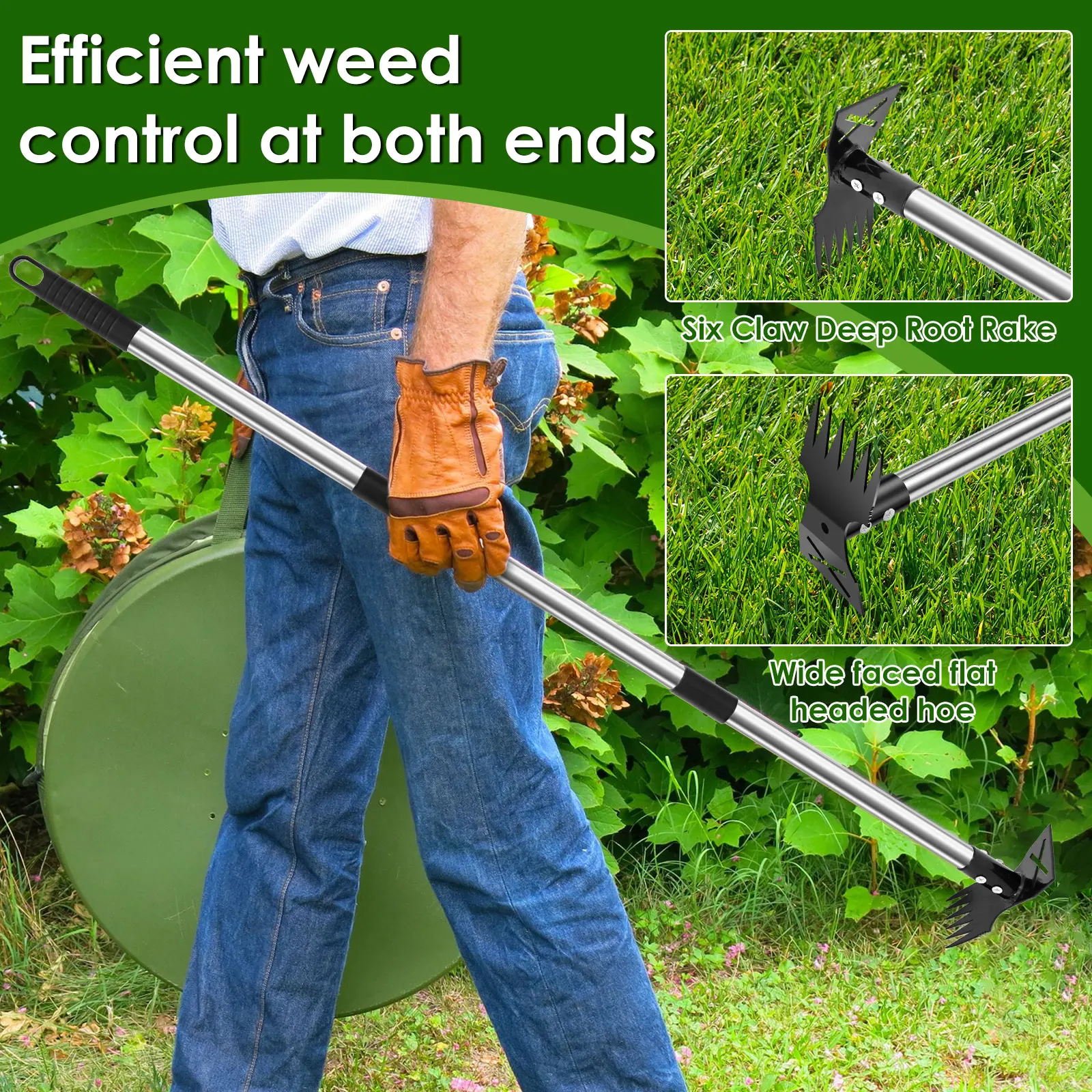 Garden Thatch Rake Stainless S - Gardening Tools To Remove Grass recensione e prezzo