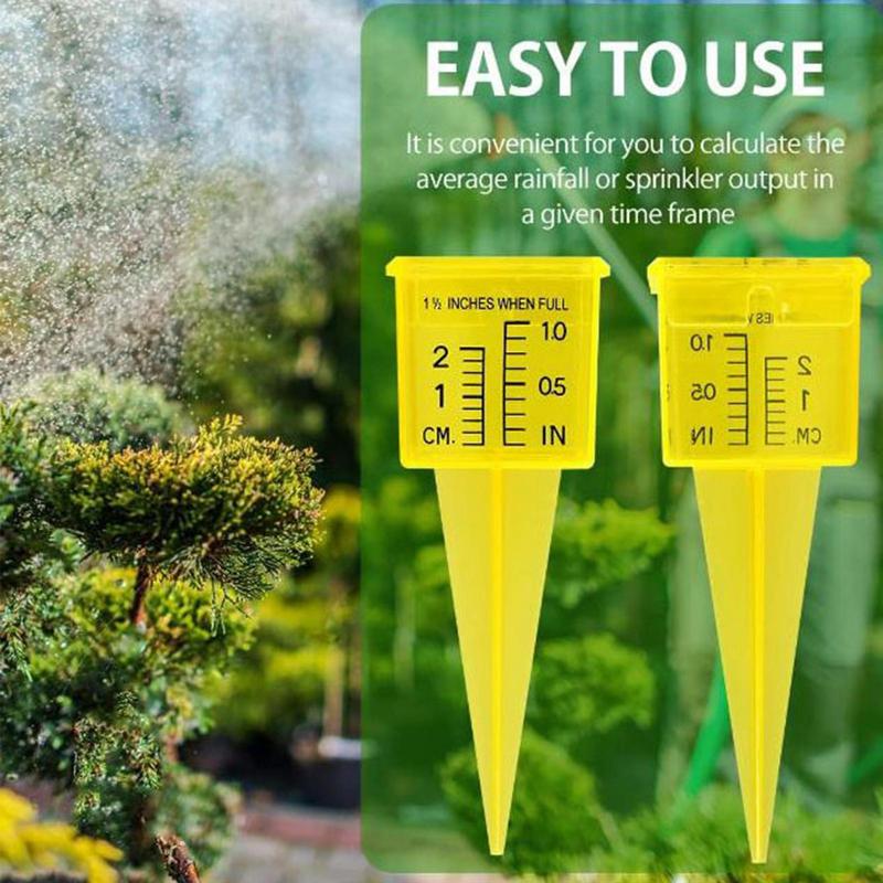 5pcs Water Rain Gauge Rainwate - Gardening Tools Yellow recensione e prezzo