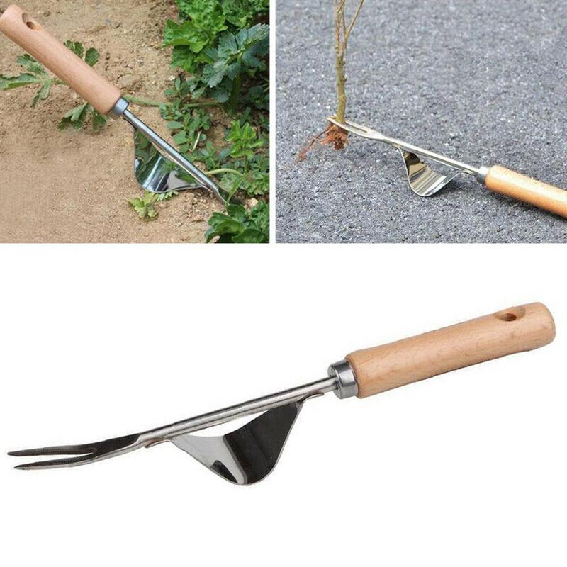 Steel Root Extractor Wooden Ha - Gardening Tools To Remove Grass recensione e prezzo