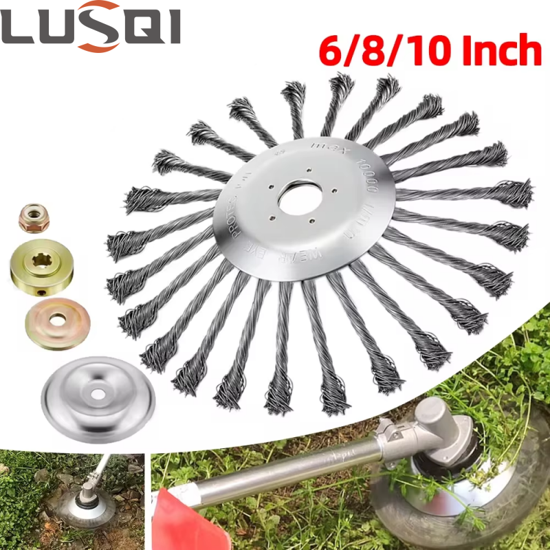 LUSQI 6/8/10 Inch Steel Wire W - Gardening Tools To Remove Grass recensione e prezzo