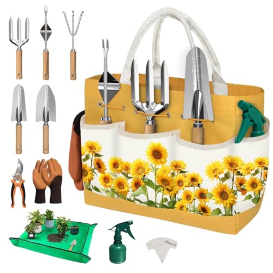 22Pcs Gardening Tools Set for  - Gardening Tools Mothers Day recensione e prezzo