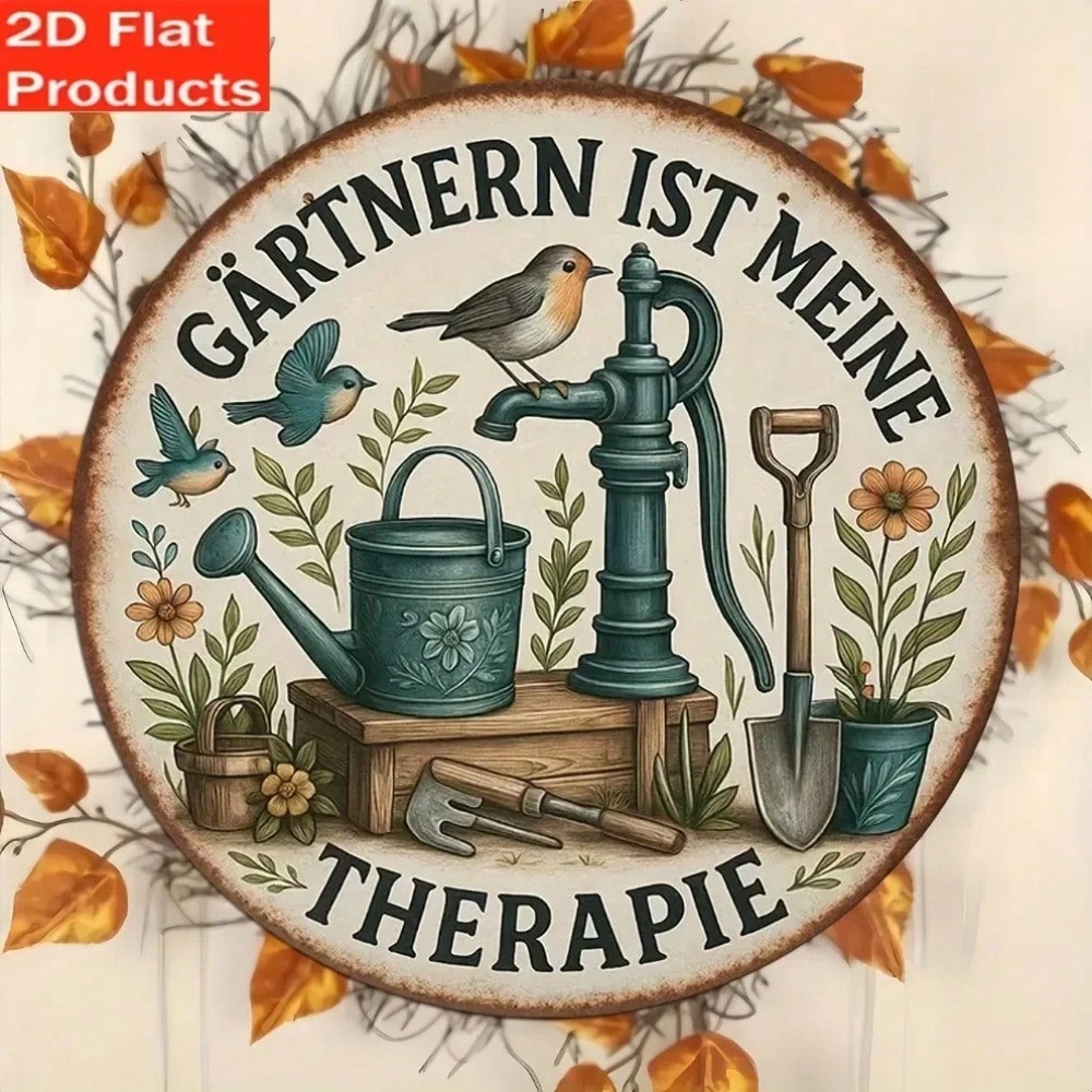 Vintage German Garden Sign Rus - Gardening Tools German recensione e prezzo