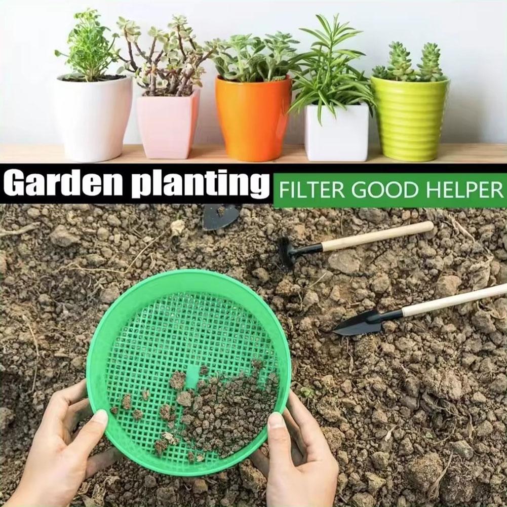 Round Plastic Soil Sifter Tool - Gardening Tools Needed recensione e prezzo