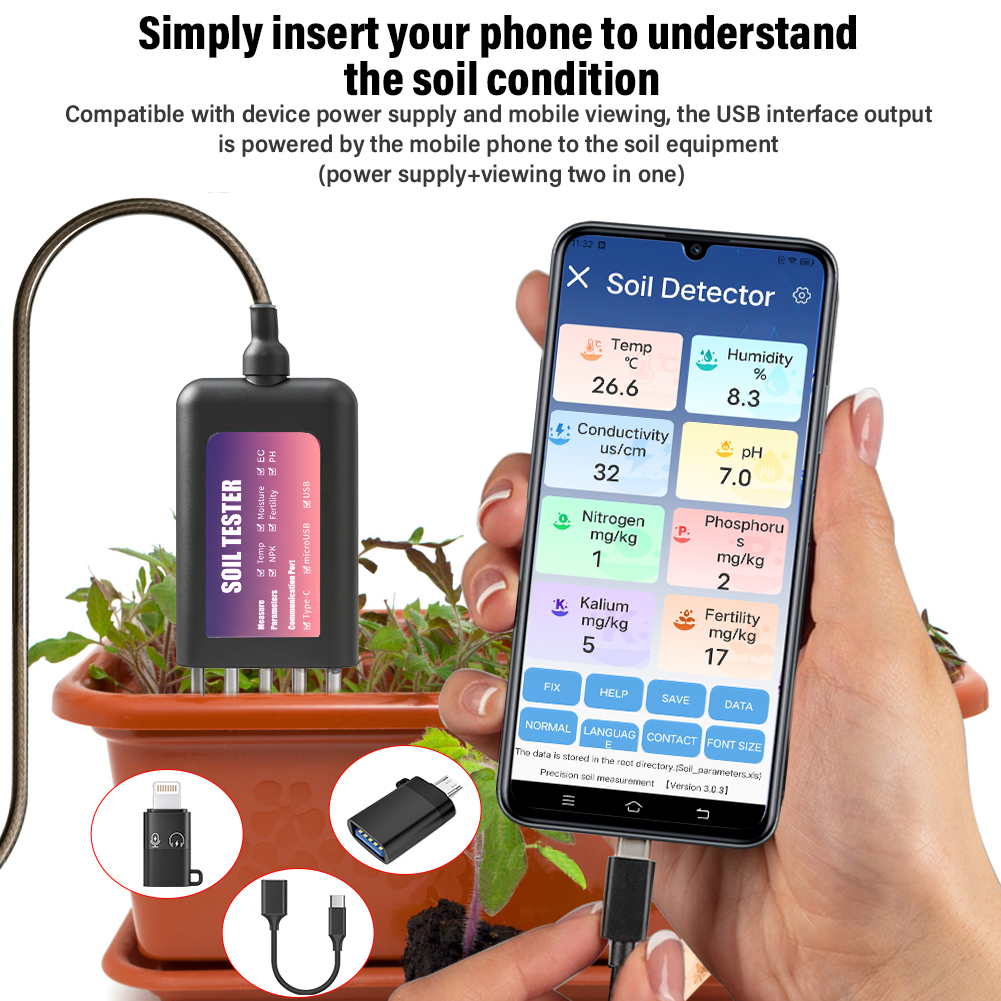 Smart Soil Tester NPK PH Meter - Soil Ph Meter recensione e prezzo