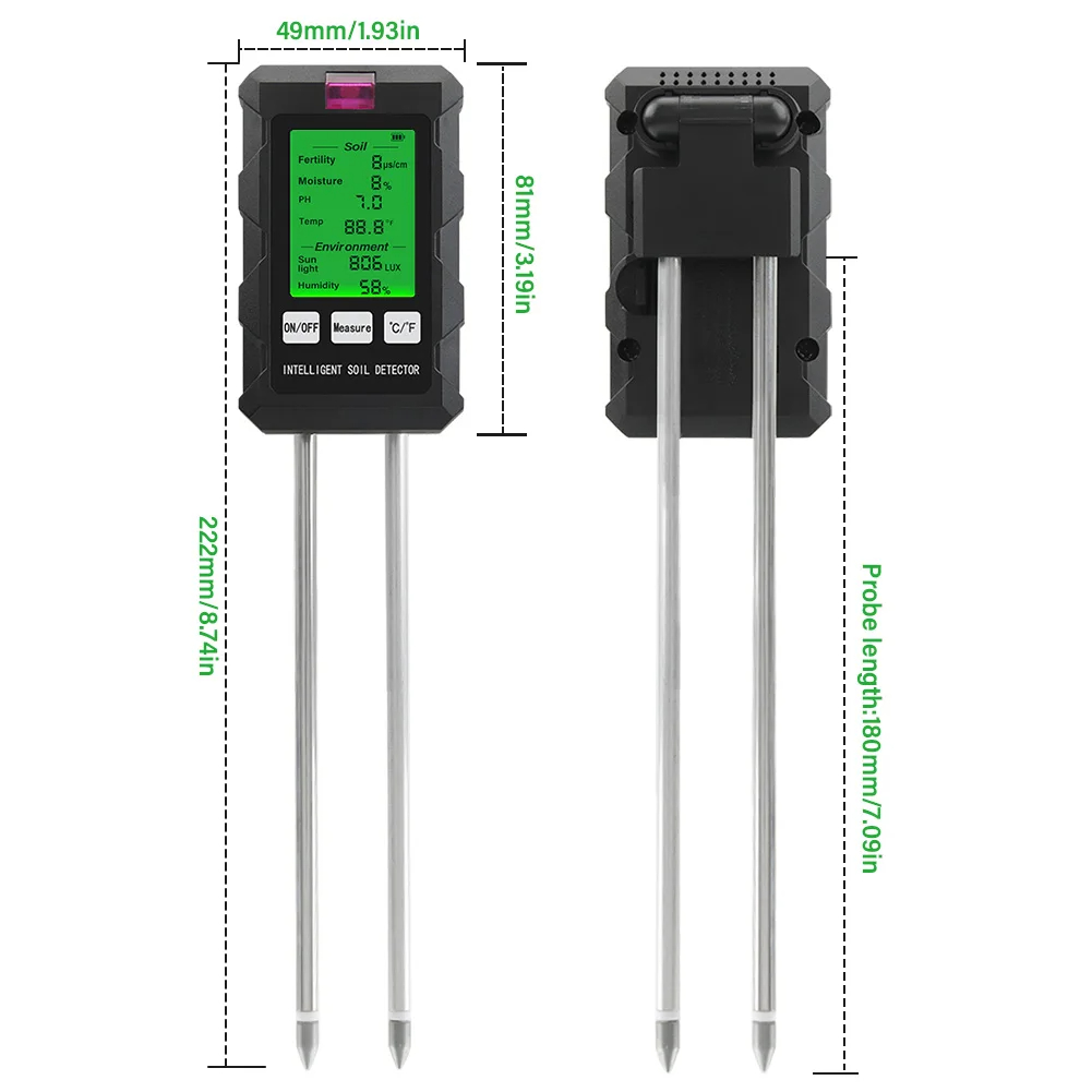 ST03 Six-in-One Soil Tester Mo - Soil Ph Meter recensione e prezzo