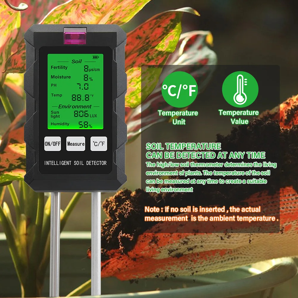 ST03 Six-in-One Soil Tester Mo - Soil Ph Meter recensione e prezzo