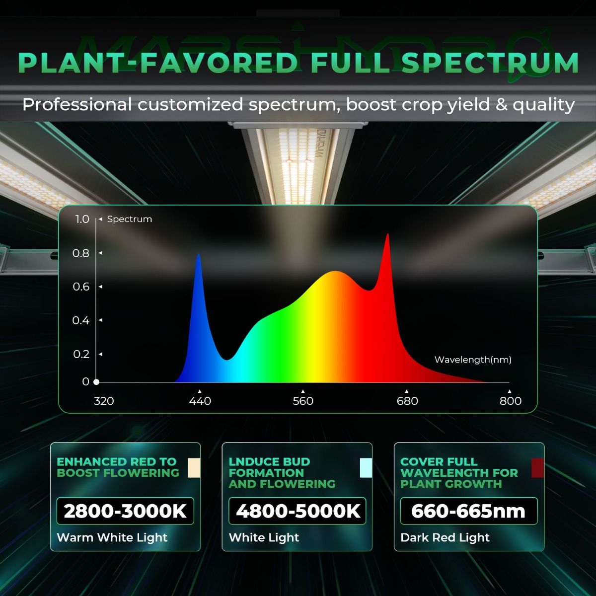 800W Mars Hydro FC-E8000 Best  - Led Grow Light recensione e prezzo