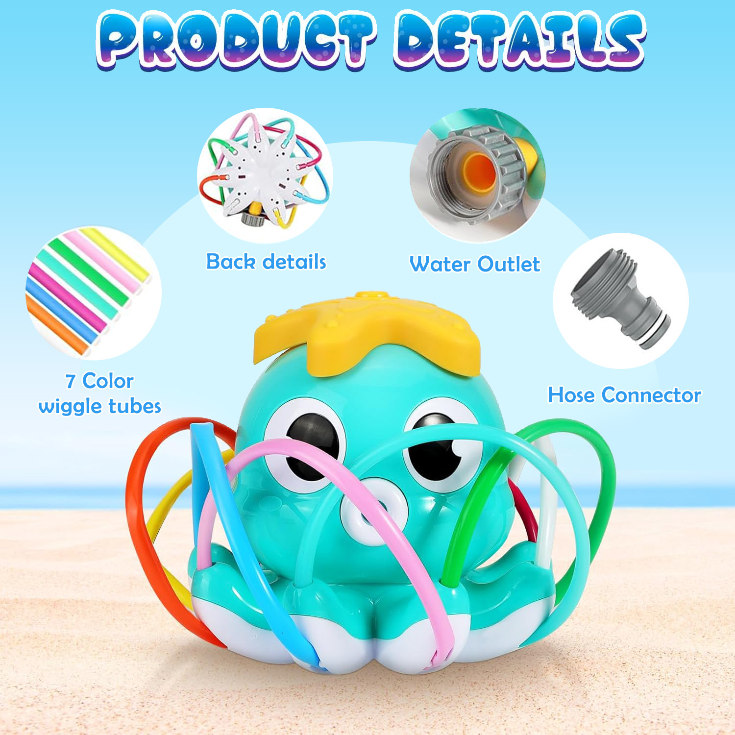 Octopus Sprinkler Water Spray  - Gardening Tools Kids recensione e prezzo