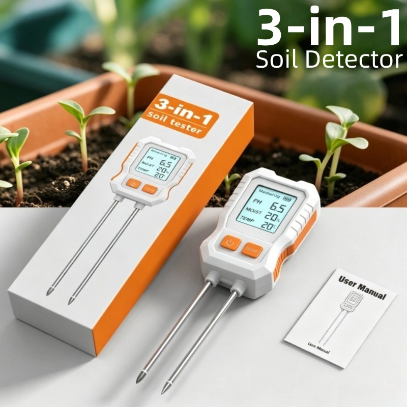 3-in-1 Digital Soil Tester wit - Soil Ph Meter recensione e prezzo