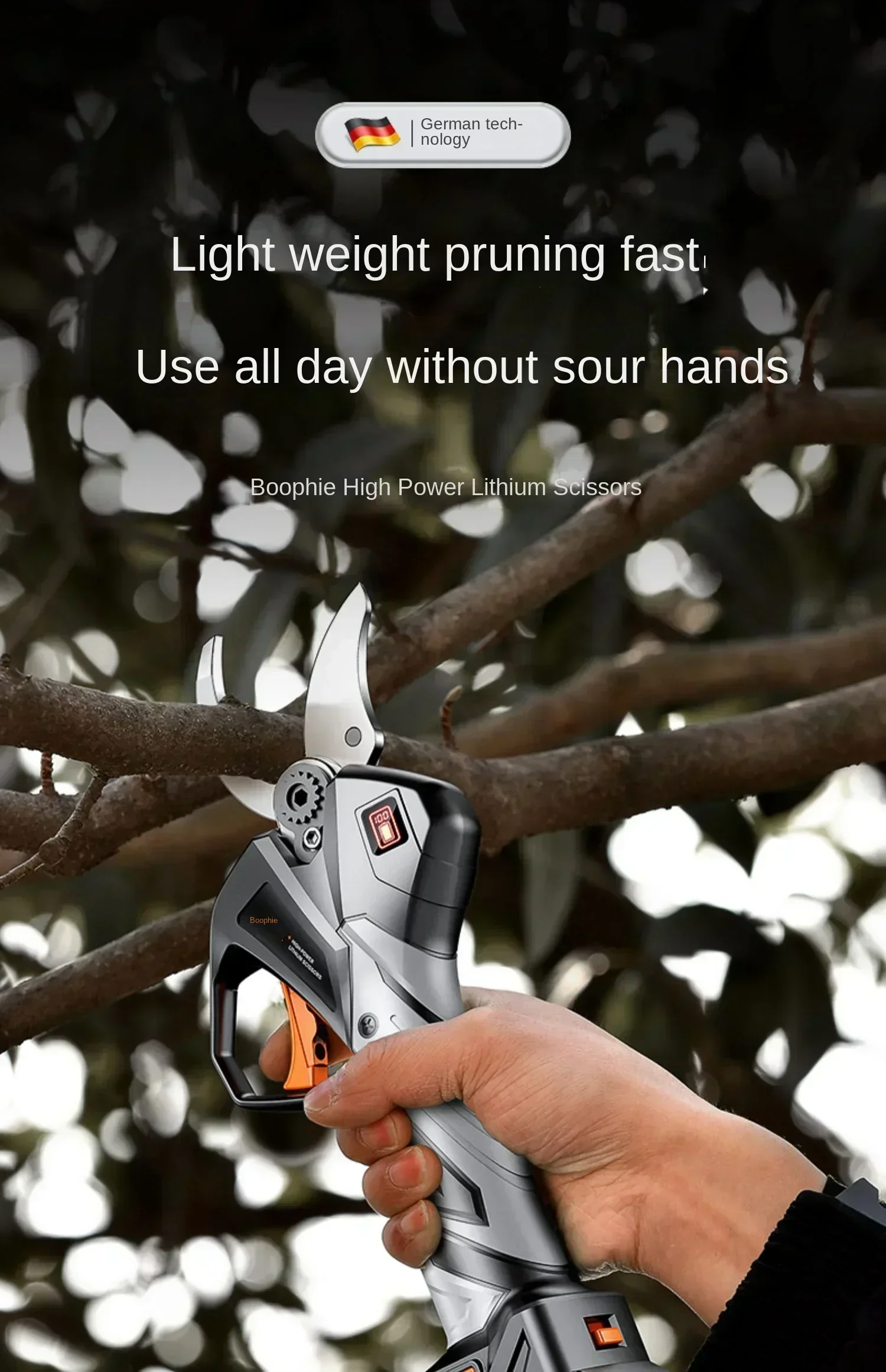 Electric Pruning Shears with I - Gardening Tools German recensione e prezzo