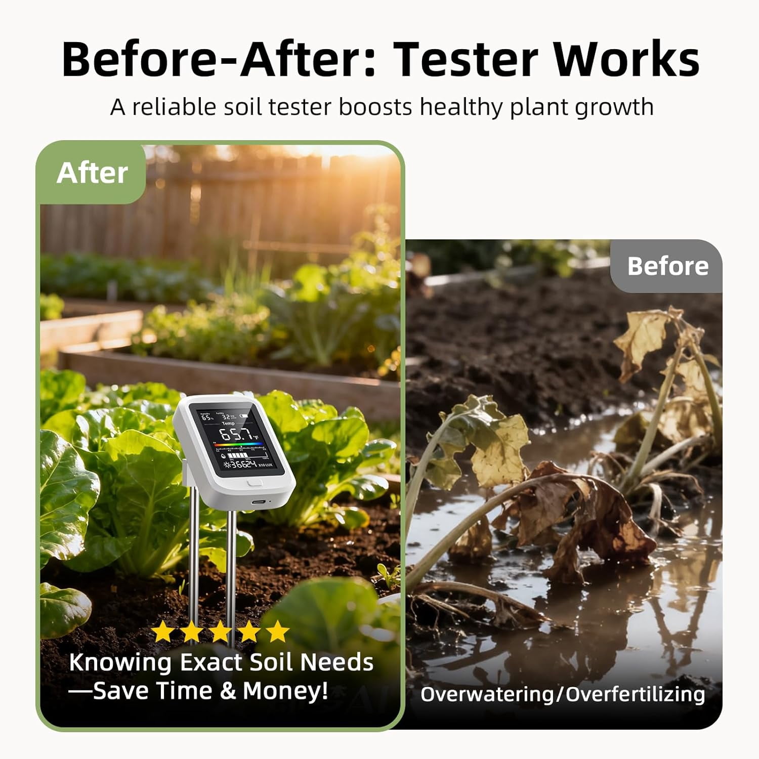 6-in-1 Soil PH Tester Double N - Soil Ph Meter recensione e prezzo