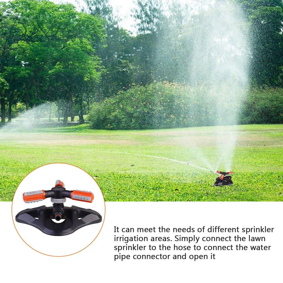 6pcs Automatic Rotating Water  - Gardening Tools Water recensione e prezzo