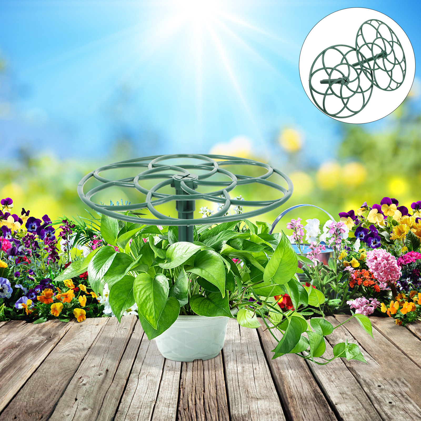 2Pcs Sunflower Shaped Flower S - Gardening Tools Needed recensione e prezzo