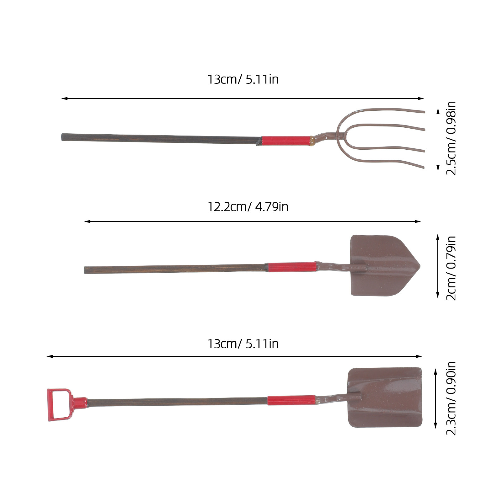 3Pcs Miniature Gardening Tools - Gardening Tools Kids recensione e prezzo