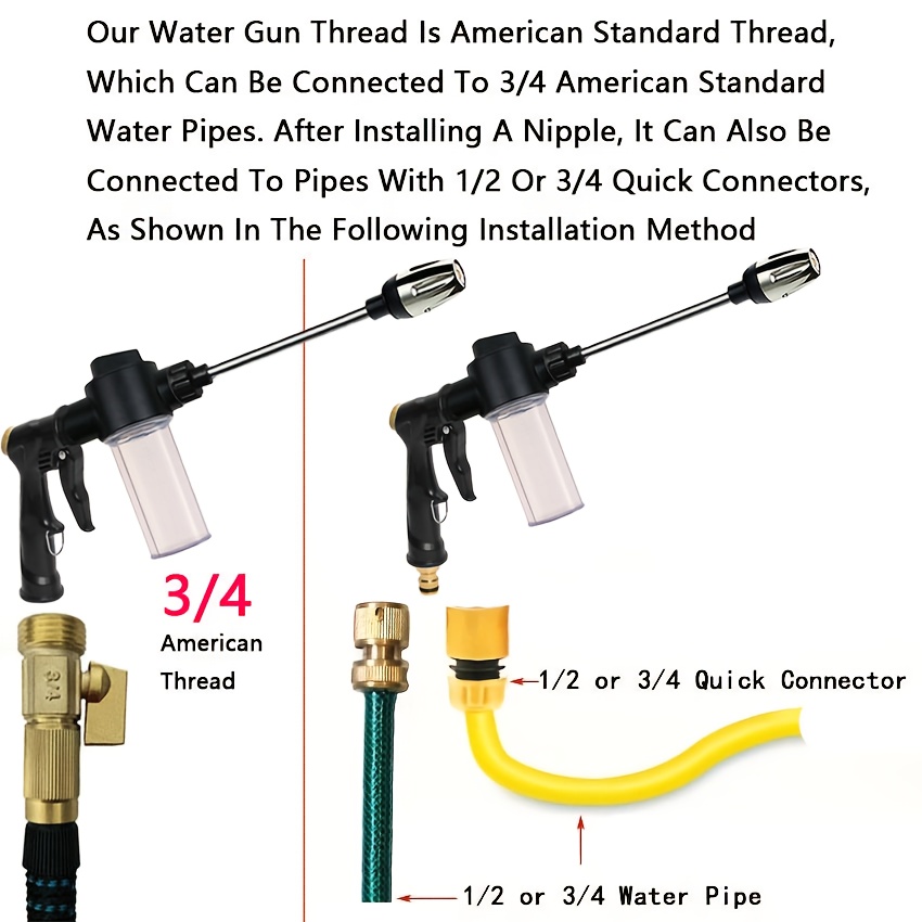 Garden Watering Gun Hose Nozzl - Gardening Tools Water recensione e prezzo