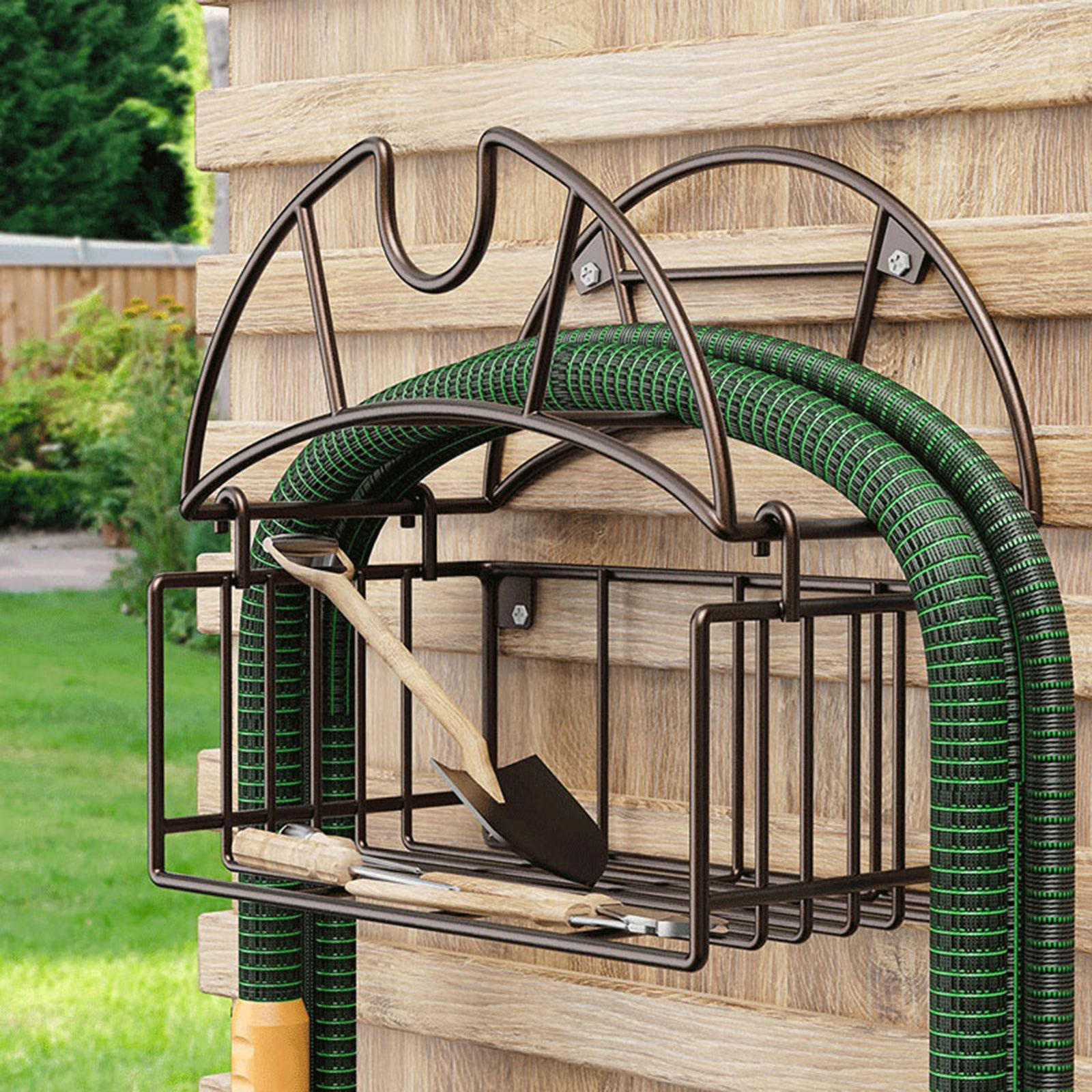 Wall Mount Garden Hose Holder  - Gardening Tools Water recensione e prezzo