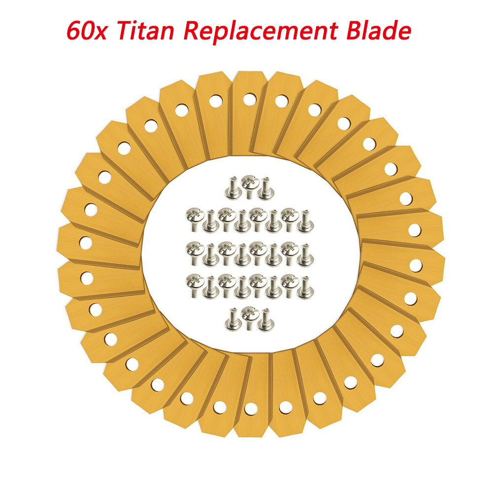 60Pcs Replacement Blades For L - Gardening Tools Yellow recensione e prezzo